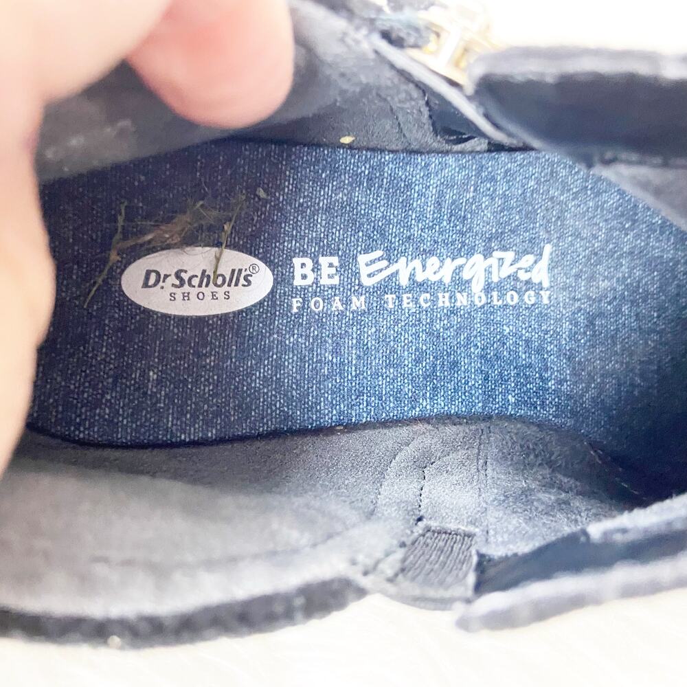 Dr. Scholl's 8 M Womens Black Textile Comfort Ankle Booties - Picture 8 of 10